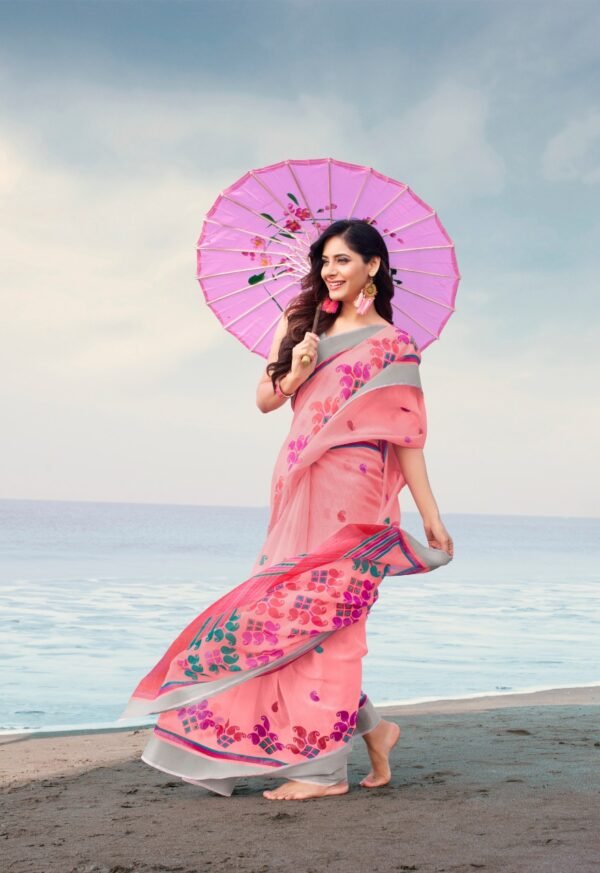Linen Saree